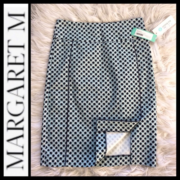 NWT Stitch Fix Margaret M Selma Piping Detail Skirt - Picture 4 of 9